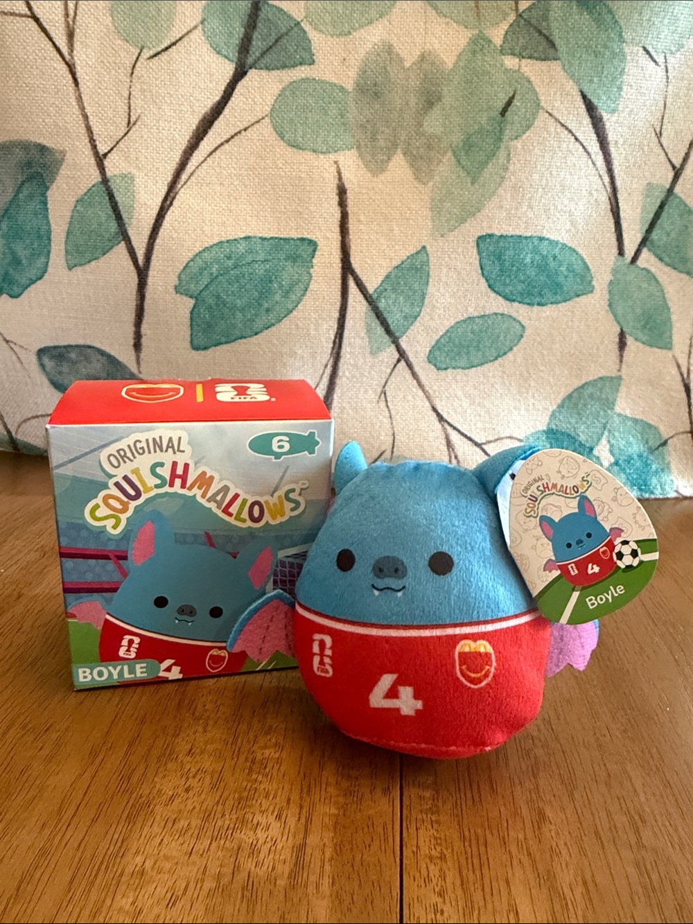 2026 McDonald’s FIFA Soccer Boyle the Bat Squishmallow.